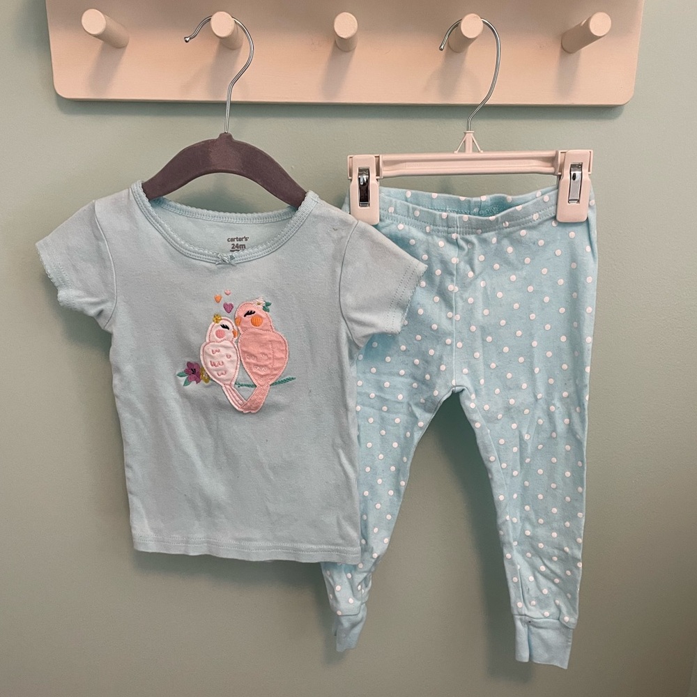 Carter’s Two Piece Bird Pajamas
